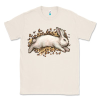 Natural Bunny Rabbit leopard Easter Day Classic Tee - HowdyJamesFarm