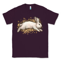 Plum Bunny Rabbit leopard Easter Day Classic Tee - HowdyJamesFarm