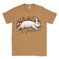 Toasted Coconut Bunny Rabbit leopard Easter Day Classic Tee - HowdyJamesFarm