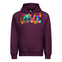 Mauve Wine turtle love Urban Hoodie - RanaPortraitStore