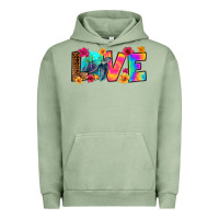 Pigment Oil Green turtle love Urban Hoodie - RanaPortraitStore