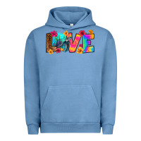 Pigment Pebble Blue turtle love Urban Hoodie - RanaPortraitStore