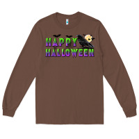 Chestnut happy halloween Long Sleeve Tee - BundleAndBundleShop