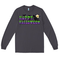 Smoke happy halloween Long Sleeve Tee - BundleAndBundleShop