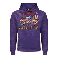 Cloud Purple proud to be american truck Vintage Hoodie - BundleAndBundleShop