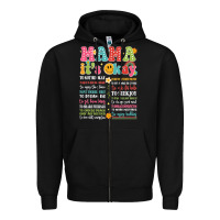 Black mama its okay Zipper Hoodie - JahusDesignShop