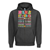 Charcoal Heather mama its okay Zipper Hoodie - JahusDesignShop