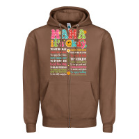 Chestnut mama its okay Zipper Hoodie - JahusDesignShop