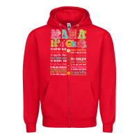 Red mama its okay Zipper Hoodie - JahusDesignShop