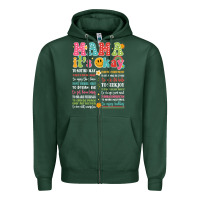 Sports Green mama its okay Zipper Hoodie - JahusDesignShop
