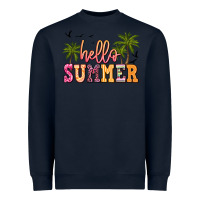 Navy hello summer Heavyweight Sweatshirt - JahusDesignShop