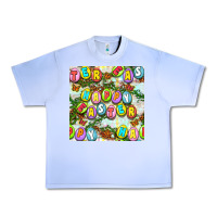 Grape Ice Happy Easter Seamless Pattern Urban Heavy Tee - BundleAndBundleShop