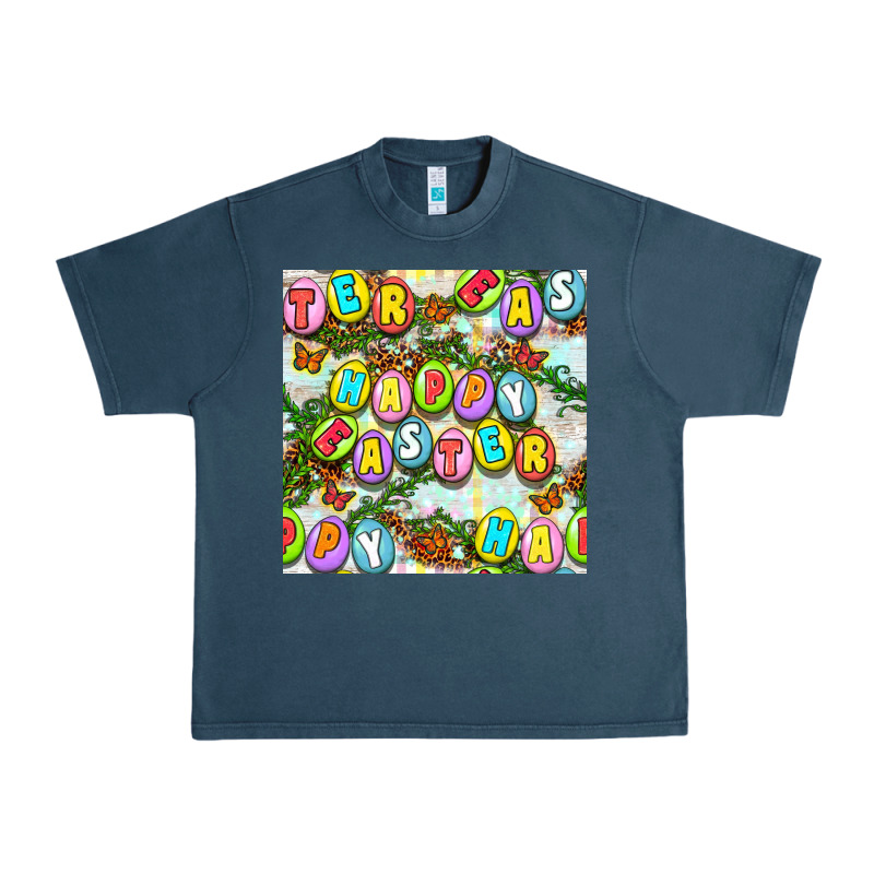 Happy Easter Seamless Pattern Urban Heavy Tee by BundleAndBundleShop | Teevron