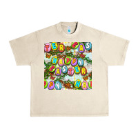 Sandshell Happy Easter Seamless Pattern Urban Heavy Tee - BundleAndBundleShop