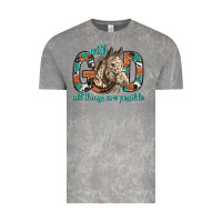 Cloud Rock with god all things are possible with horse bbs Vintage Tee - BundleAndBundleShop