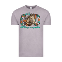 Vintage Zinc with god all things are possible with horse bbs Vintage Tee - BundleAndBundleShop