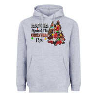 Heather Grey rocking around the christmas tree Heavyweight Hoodie - JahusDesignShop