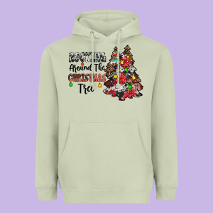 Rocking Around The Christmas Tree Heavyweight Hoodie Designed By Jahusdesignshop