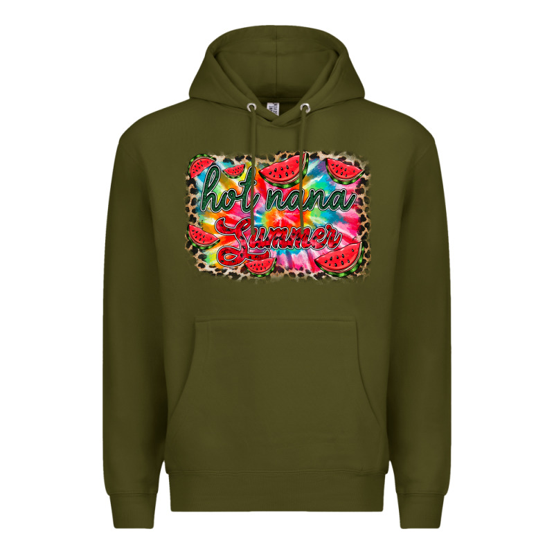 Hot Nana Summer Premium Hoodie by RacoonDesign | Teevron