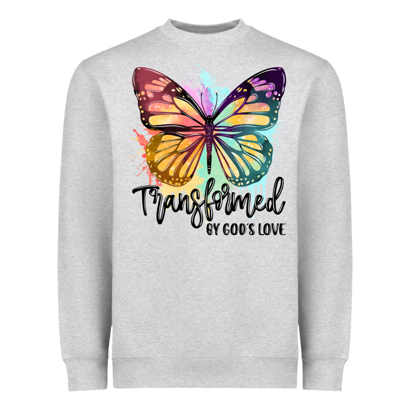 Transformed By God's Love Heavyweight Sweatshirt by JahusDesignShop | Teevron