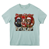 Merry Christmas Heifers Heavy Core Tee | Teevron