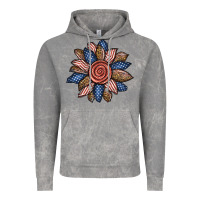 Cloud Rock american sunflower Vintage Hoodie - BundleAndBundleShop