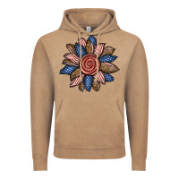 Vintage Coffee american sunflower Vintage Hoodie - BundleAndBundleShop