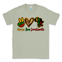 Matcha Peace love Juneteenth Classic Tee - HowdyJamesFarm