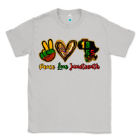 Moon Dust Peace love Juneteenth Classic Tee - HowdyJamesFarm