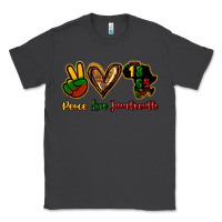 Smoke Peace love Juneteenth Classic Tee - HowdyJamesFarm