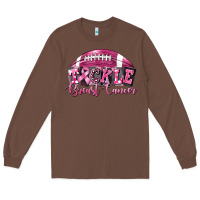 Chestnut Tickle Breast Cancer Football Long Sleeve Tee - FaDigitalArtStudio
