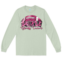 Matcha Tickle Breast Cancer Football Long Sleeve Tee - FaDigitalArtStudio