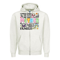 Oatmeal Heather retro mother Zipper Hoodie - JahusDesignShop