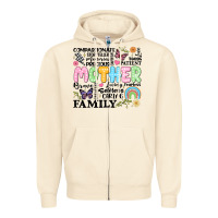 Sandshell retro mother Zipper Hoodie - JahusDesignShop