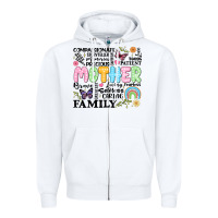 White retro mother Zipper Hoodie - JahusDesignShop