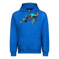 Cobalt turtle Urban Hoodie - RanaPortraitStore