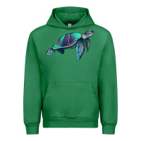 Emerald turtle Urban Hoodie - RanaPortraitStore