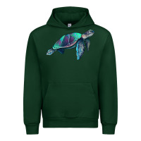 Foreset Green turtle Urban Hoodie - RanaPortraitStore