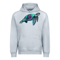 Heather Grey turtle Urban Hoodie - RanaPortraitStore
