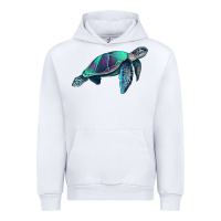 White turtle Urban Hoodie - RanaPortraitStore