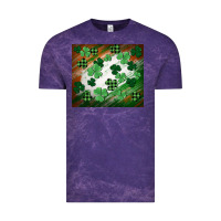 Cloud Purple St. patricks day Vintage Tee - FaDigitalArtStudio
