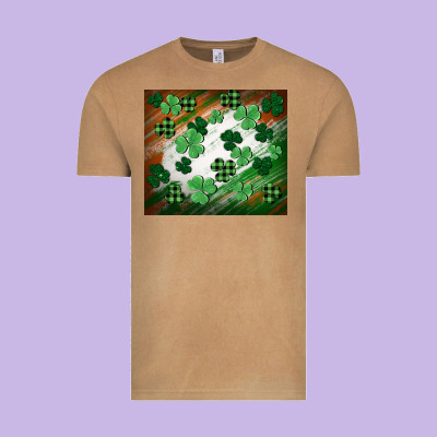St. Patricks Day Vintage Tee Designed By Fadigitalartstudio