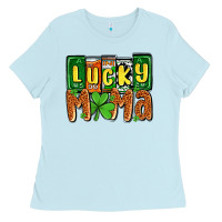 St. Patrick's Lucky Mama Ladies Tee | Teevron