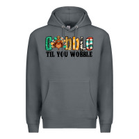 Rock gobble til you wobble thanksgiving turkey Premium Hoodie - Jasminsmagicworld