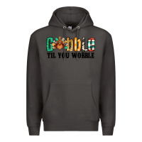 Smoke gobble til you wobble thanksgiving turkey Premium Hoodie - Jasminsmagicworld