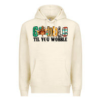 Tofu gobble til you wobble thanksgiving turkey Premium Hoodie - Jasminsmagicworld