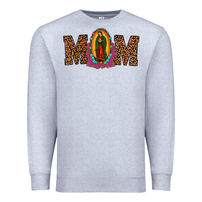 Our Lady Of Guadalupe Mom Premium Sweatshirt by JahusDesignShop | Teevron