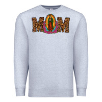 Heather Grey our lady of guadalupe mom Premium Sweatshirt - JahusDesignShop