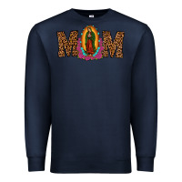 Navy our lady of guadalupe mom Premium Sweatshirt - JahusDesignShop