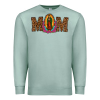 Seafoam our lady of guadalupe mom Premium Sweatshirt - JahusDesignShop
